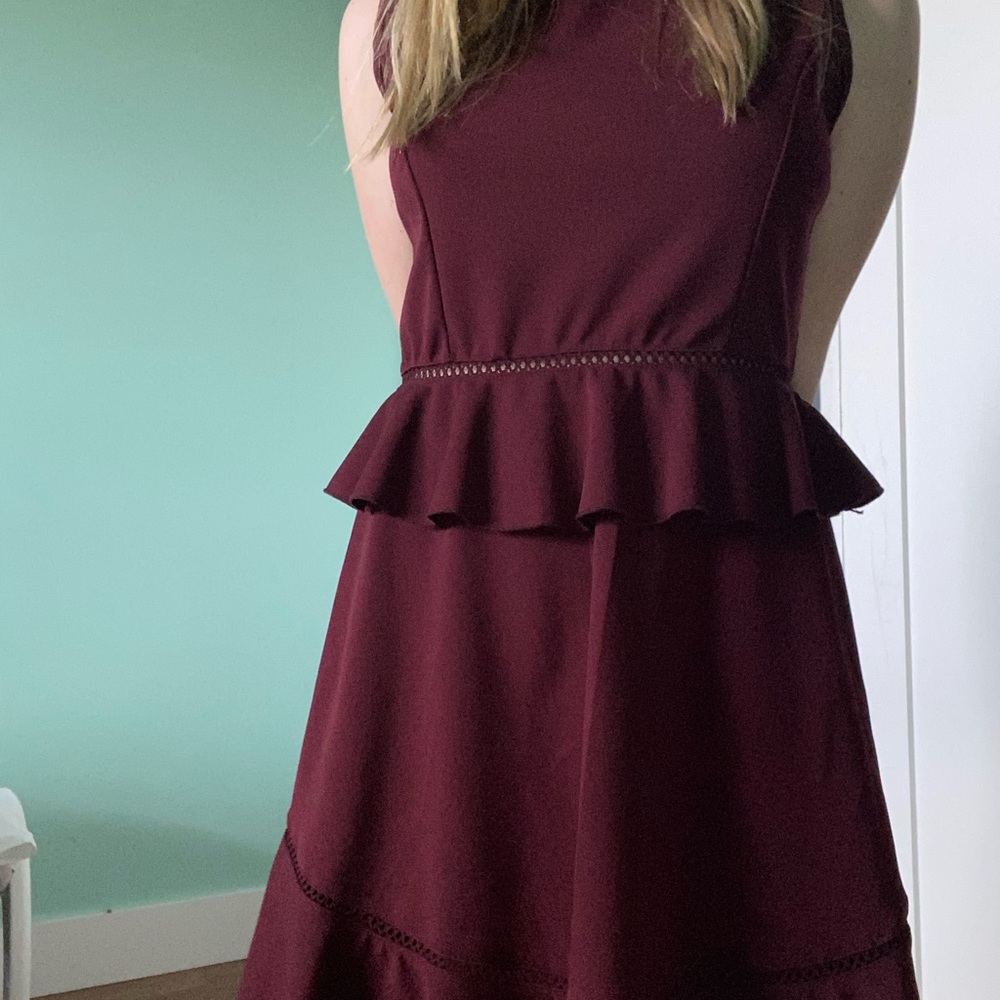 Burgundy Dress